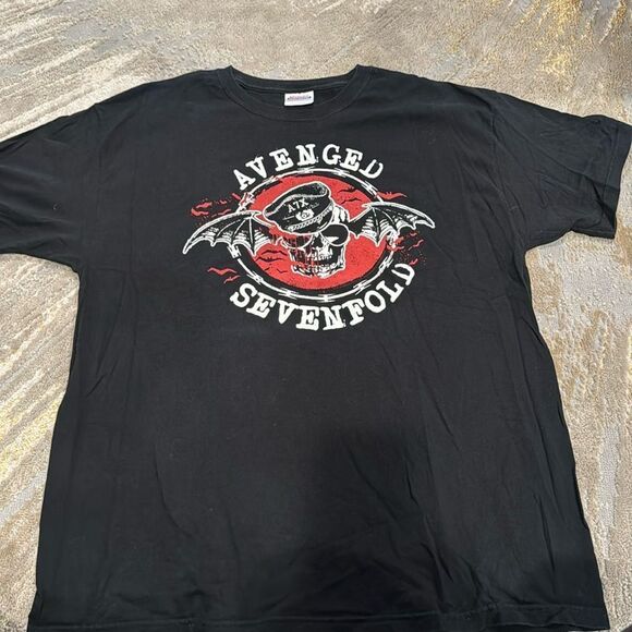 Vintage Avenged Sevenfold Small Tour 2006 Shirt Mens Black size XL - Picture 1 of 6